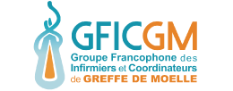 Logo Groupe Francophone des Infirmier(e)s et de Coordination de Greffe de Moelle