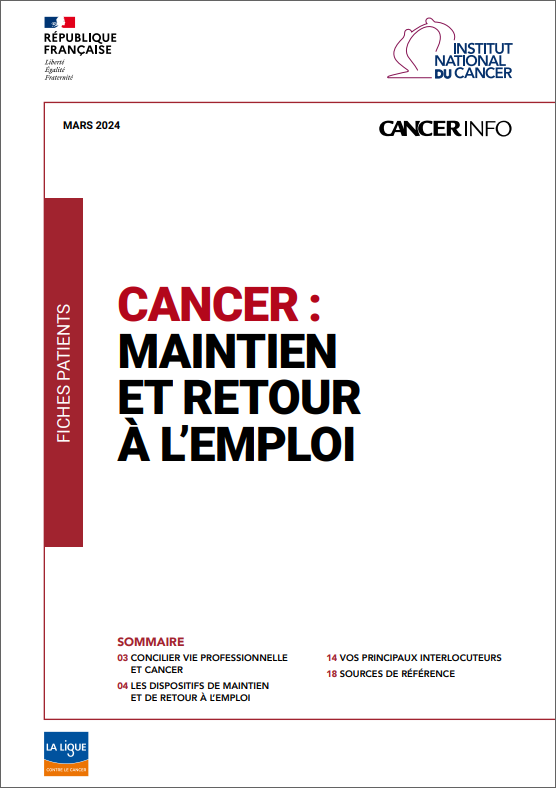 Fiche INCa maintien et retour à l’emploi