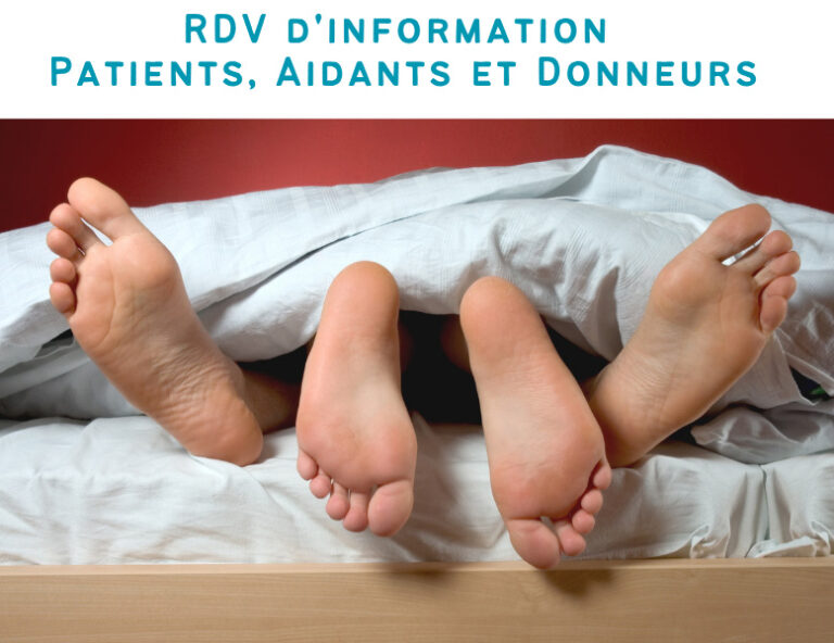 Rendez-vous d'information patients-aidants sur la sexualité après une greffe de moelle osseuse